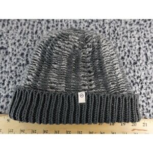 Academy LTD Mens Womens Gray Textured Knit Beanie Hat 3M Thinsulate C40 One Size
